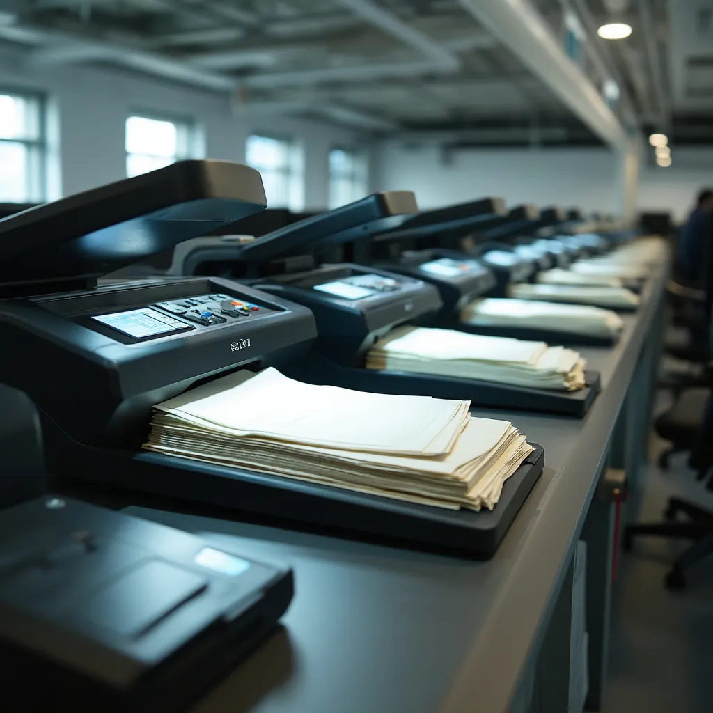 Digitalisierungsprozess von Dokumenten